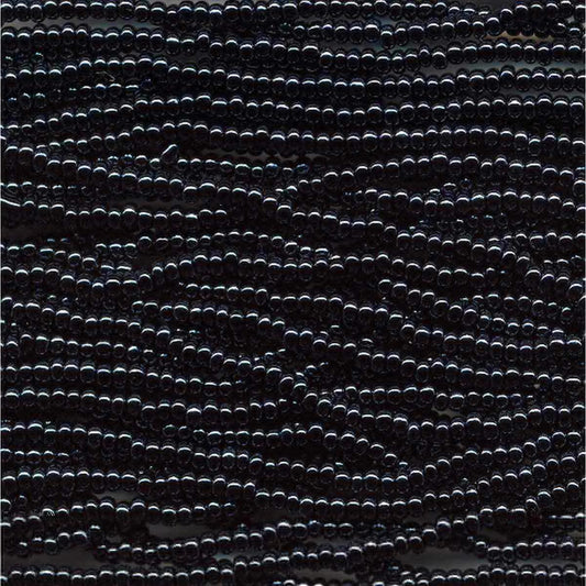 Preciosa #11 Seed Bead Hanks - Gunmetal - 18 grams