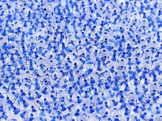 Matubo Superduo - 00030-44836 - Crystal Blue Lined - 10 gms