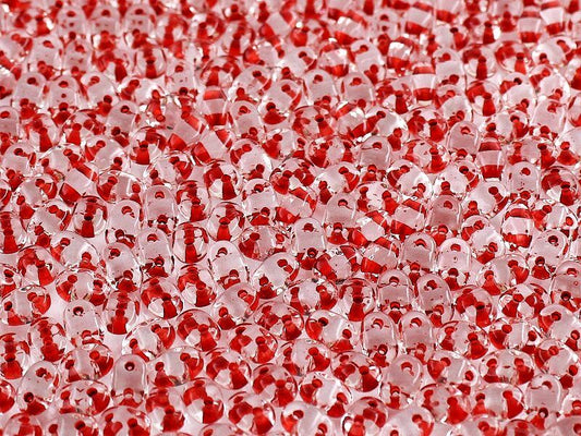 Matubo Superduo - 00030-44893 - Crystal Red Lined - 10 gms