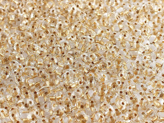 Matubo Superduo - 00030-68106 - Crystal Bronze Lined - 10 gms