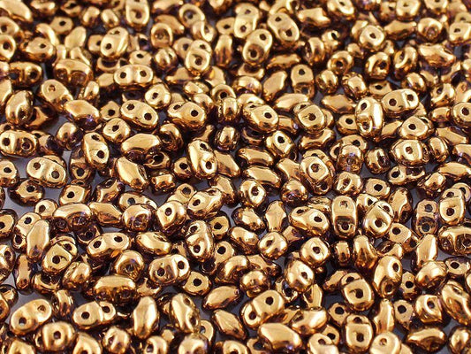 Matubo Superduo - 00030-90215 - Crystal Gold Bronze - 10 gms