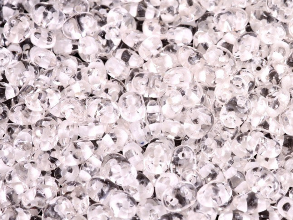 Matubo Superduo - 00030-44802 - Crystal White Lined - 10 gms