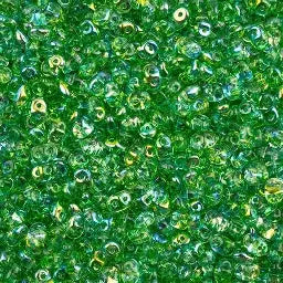 Matubo Superduo - Summer Rainbow Green - 10 grams
