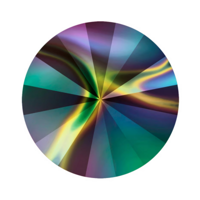 Swarovski 1122 Rivoli - Crystal Rainbow Dark