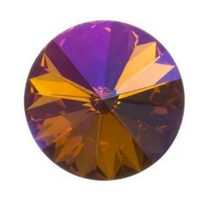 Swarovski 1122 Rivoli - Crystal Topaz Purple Haze