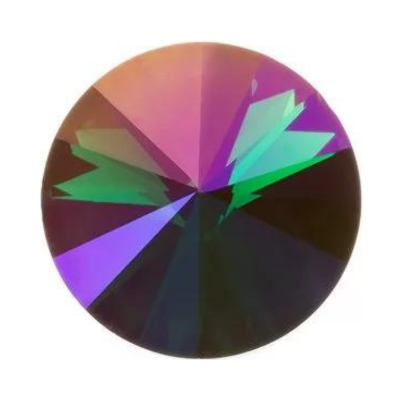 Swarovski 1122 Rivoli - Emerald Purple Haze