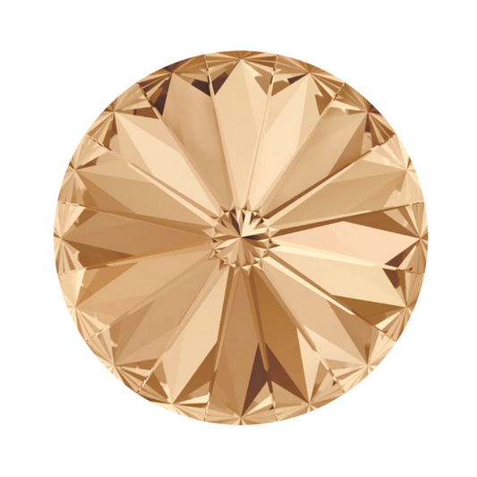 Swarovski 1122 Rivoli - Golden Shadow