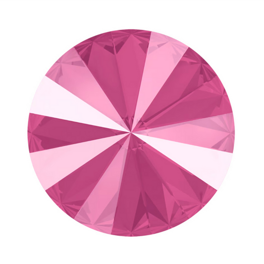 Swarovski 1122 Rivoli - Peony Pink