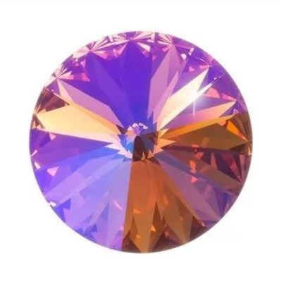 Swarovski 1122 Rivoli - Rose Glacier Blue