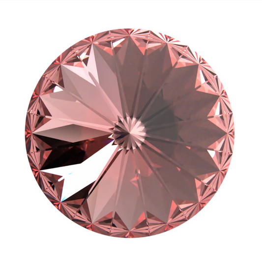 Swarovski 1122 Rivoli - Rose Peach