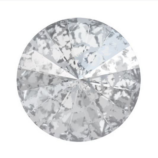 Swarovski 1122 Rivoli - Silver Patina