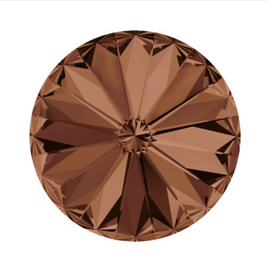 Swarovski 1122 Rivoli - Smoked Topaz