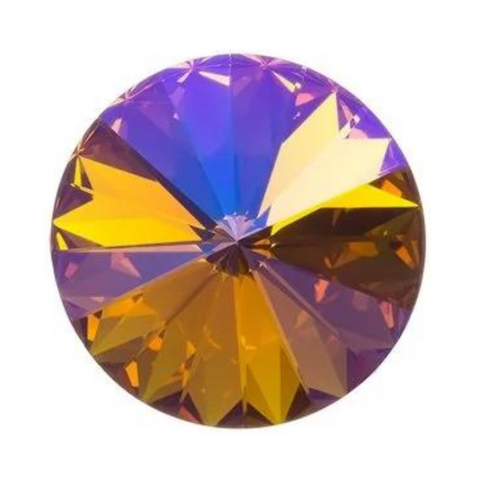 Swarovski 1122 Rivoli - Topaz Glacier Blue