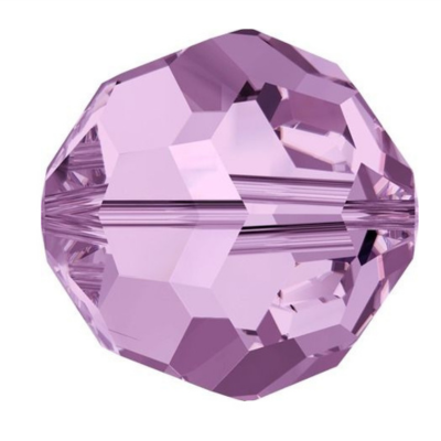 Swarovski 5000 Round - 8mm - Light Amethyst - 10 pcs