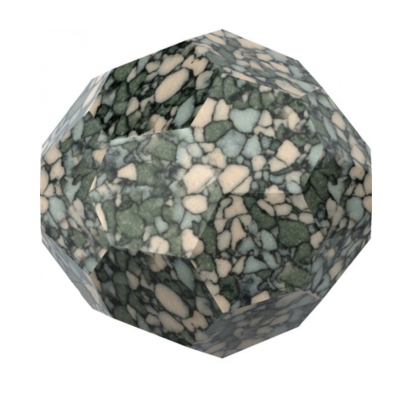 Swarovski 5000 Round - 8mm - Marbled Sea Green - 10 pcs