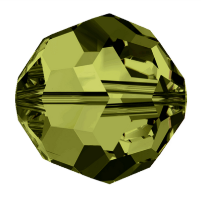 Swarovski 5000 Round - 8mm - Olivine - 10 pcs