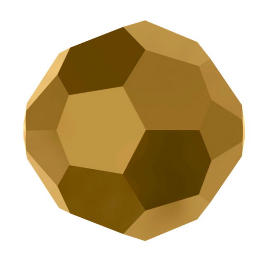 Swarovski 5000 Round - 4mm - Dorado - 20 pcs