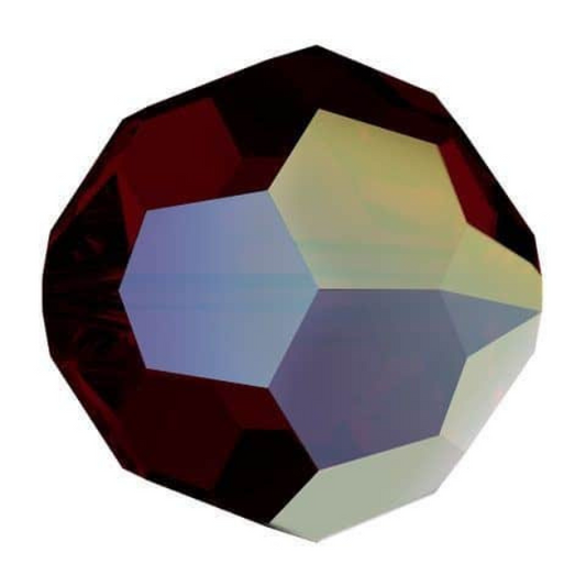 Swarovski 5000 Round - 4mm - Garnet AB - 20 pcs