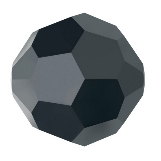 Swarovski 5000 Round - 4mm - Jet Hematite - 20 pcs