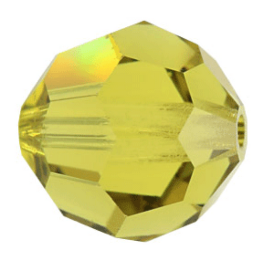 Swarovski 5000 Round - 4mm - Lime - 20 pcs