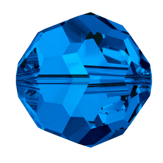 Swarovski 5000 Round - 6mm - Sapphire - 20 pcs