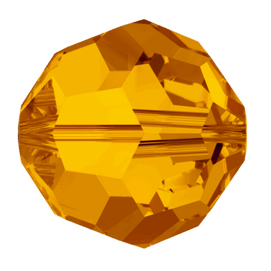 Swarovski 5000 Round - 4mm - Tangerine - 20 pcs