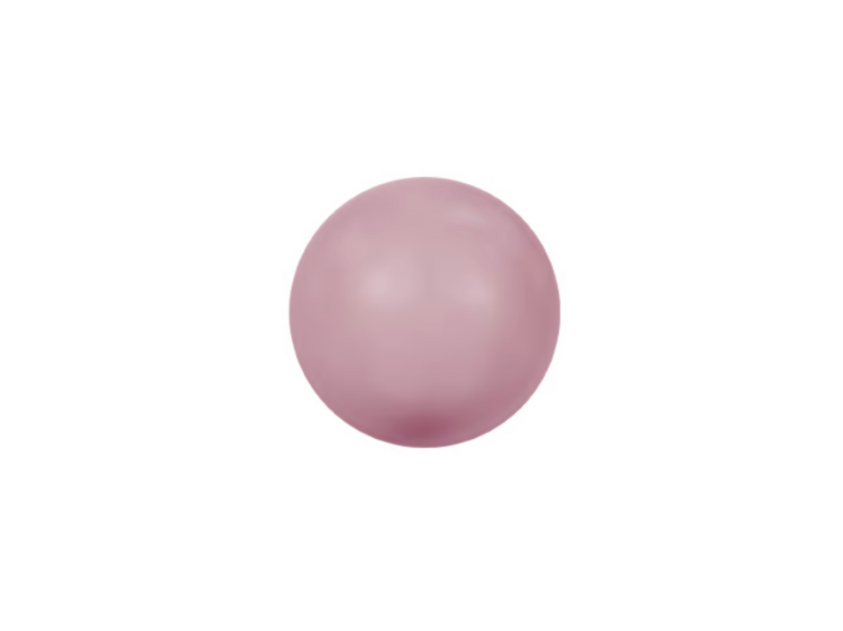 Swarovski 5810 Pearl - 8mm - Powder Rose - 10 pcs