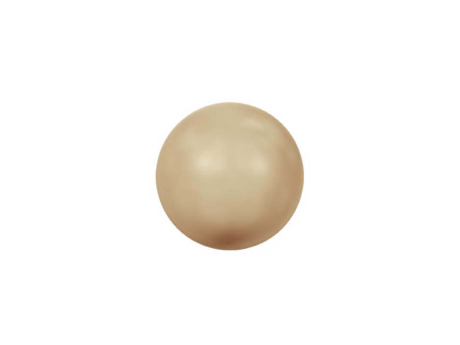 Swarovski 5810 Pearl - 8mm - Vintage Gold - 10 pcs