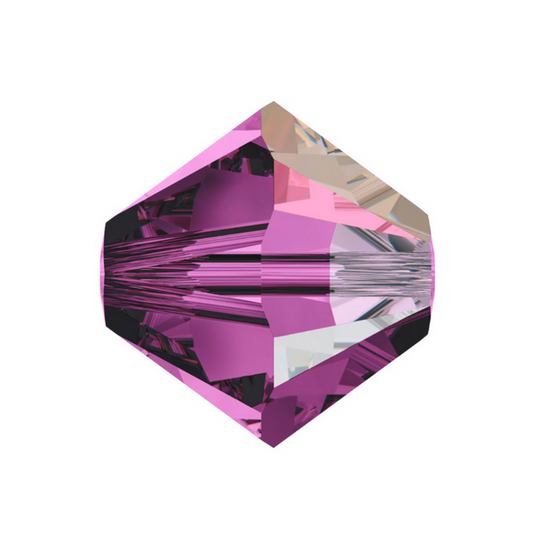 Swarovski 5328 Bicone - 4mm - Amethyst AB 2X - 20 pcs