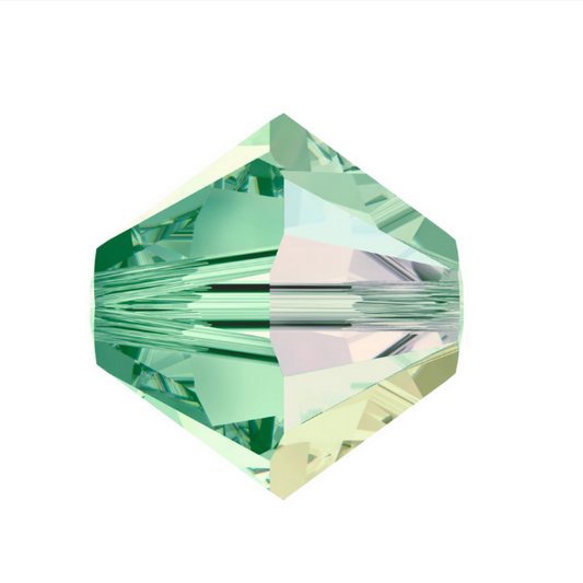 Swarovski 5328 Bicone - 6mm - Chrysolite AB - 20 pcs
