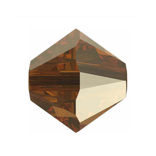 Swarovski 5328 Bicone - 6mm - Bronze Shade 2X - 20 pcs