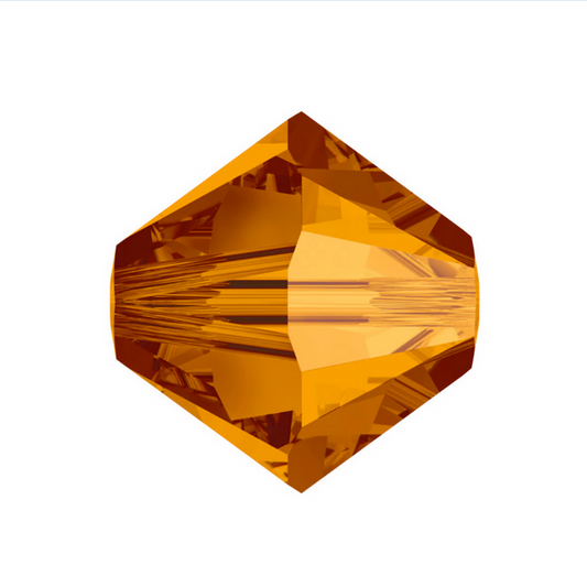 Swarovski 5328 Bicone - 6mm - Crystal Copper - 20 pcs
