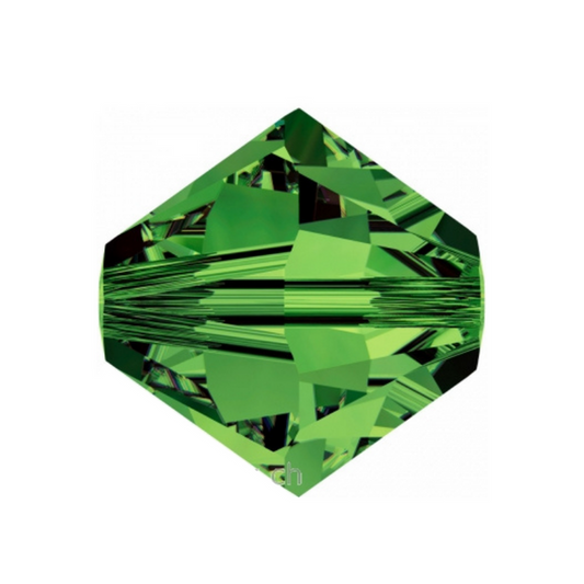Swarovski 5328 Bicone - 3mm - Dark Moss Green - 20 pcs