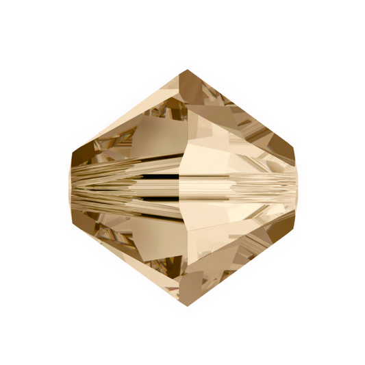 Swarovski 5328 Bicone - 8mm - Golden Shadow - 10 pcs