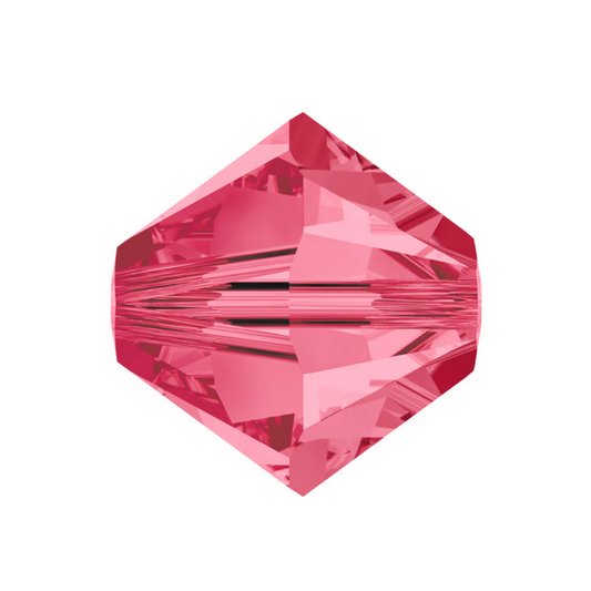 Swarovski 5328 Bicone - 8mm - Indian Pink - 10 pcs