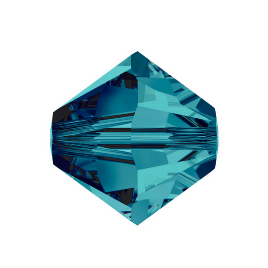 Swarovski 5328 Bicone - 6mm - Indicolite - 20 pcs