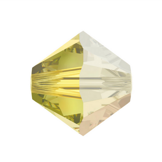 Swarovski 5328 Bicone - 8mm - Jonquil Satin - 10 pcs
