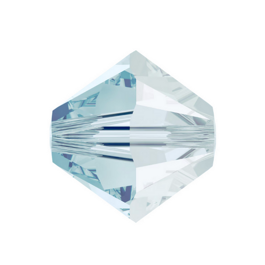 Swarovski 5328 Bicone - 6mm - Light Azore Satin - 20 pcs