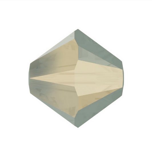 Swarovski 5328 Bicone - 6mm - Light Grey Opal - 20 pcs