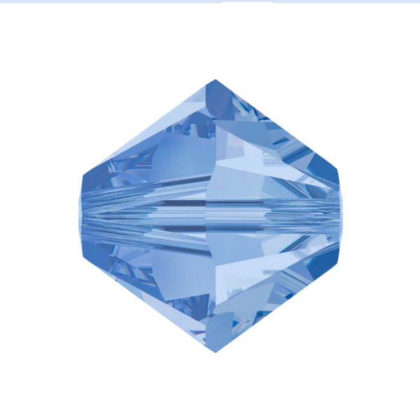 Swarovski 5328 Bicone - 6mm - Light Sapphire - 20 pcs – The Beading Company