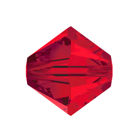 Swarovski 5328 Bicone - 6mm - Light Siam - 20 pcs