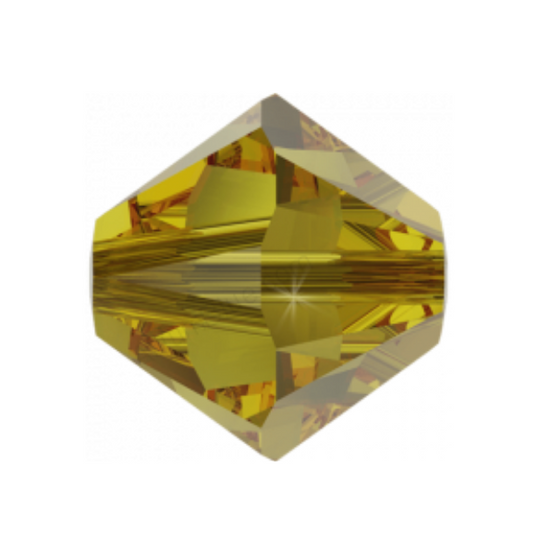 Swarovski 5328 Bicone - 6mm - Lime - 20 pcs