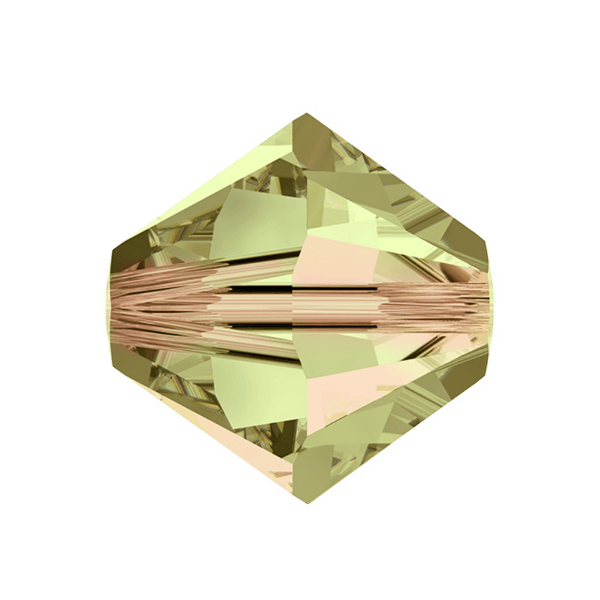 5u328 Swarovski 5328 Bicone - 6mm - Luminous Green - 20 pcs – The Beading Company