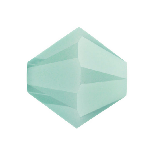Swarovski 5328 Bicone - 6mm - Mint Alabaster - 20 pcs
