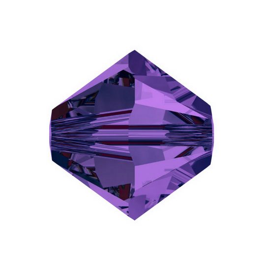 Swarovski 5328 Bicone - 6mm - Purple Velvet - 20 pcs