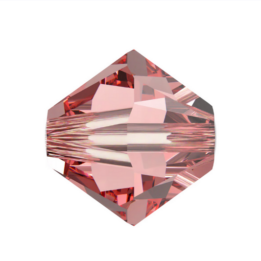 Swarovski 5328 Bicone - 6mm - Rose Peach - 20 pcs