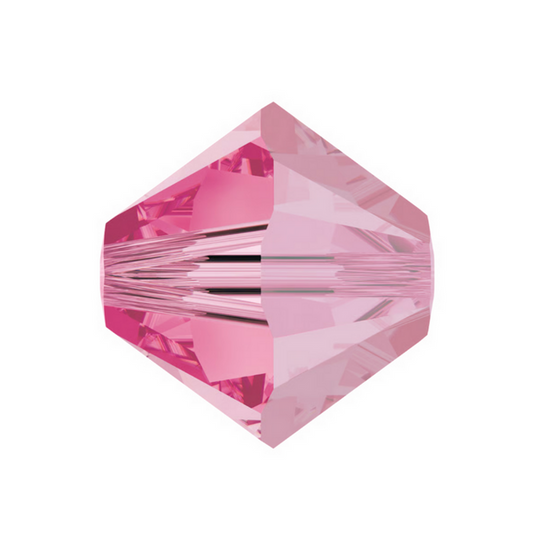 Swarovski 5328 Bicone - 8mm - Rose Satin - 10 pcs