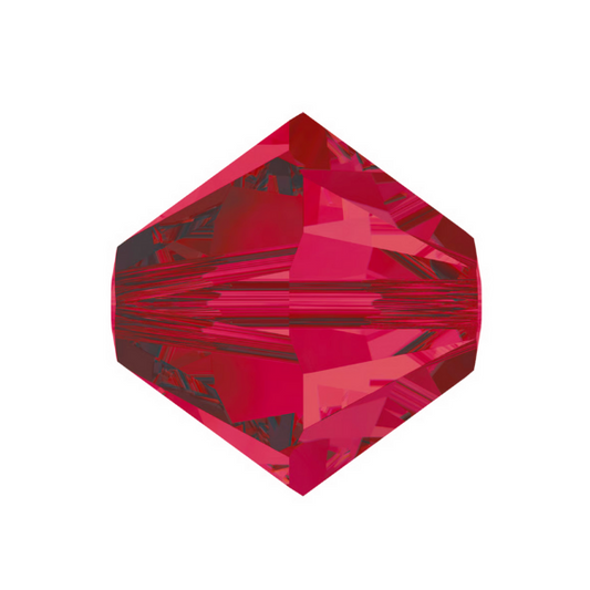 Swarovski 5328 Bicone - 6mm - Ruby - 20 pcs