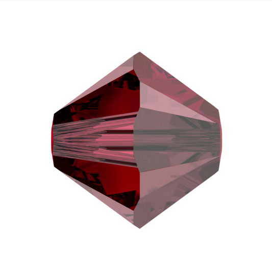 Swarovski 5328 Bicone - 6mm - Siam Satin - 20 pcs