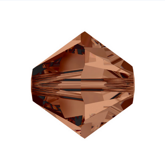 Swarovski 5328 Bicone - 6mm - Smoked Topaz - 20 pcs
